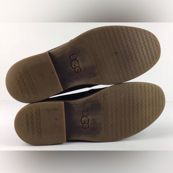 UGG leather slip on loafers men’s 11 gray - Picture 7 of 11